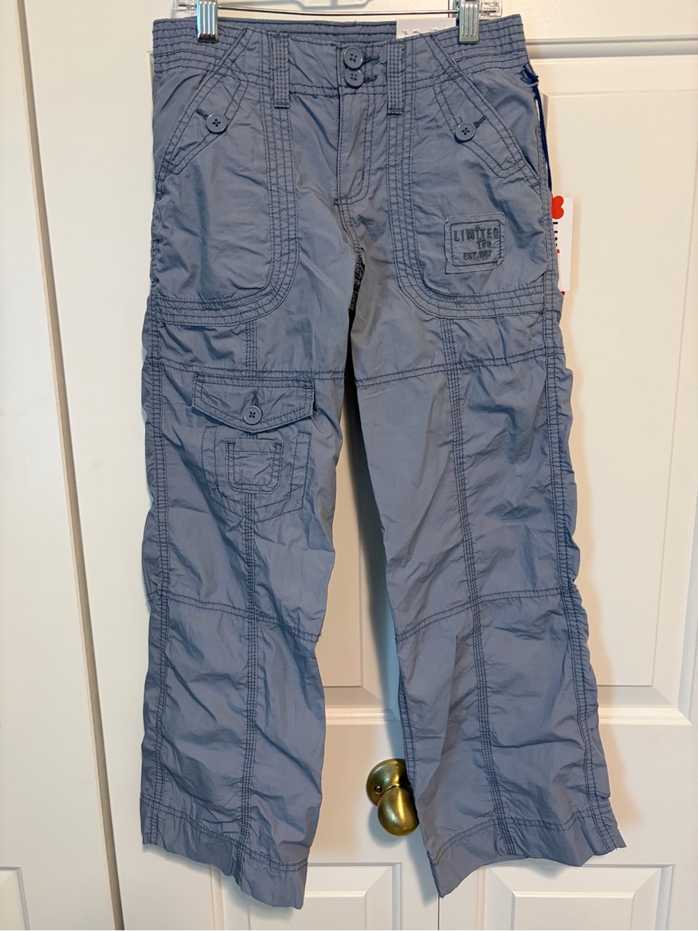 NWT Limited Too Med Wash Cargo Pants